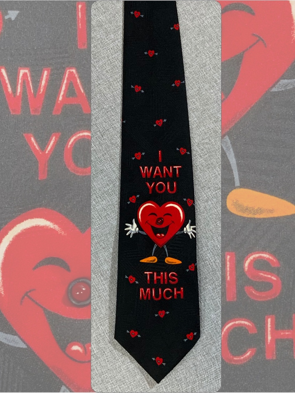 Light Up Valentine Heart Necktie Daland Designs